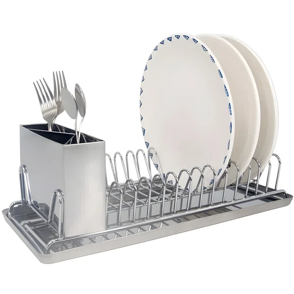 Escurreplatos de 35,5 x 16,5 x 12,7 cm inox