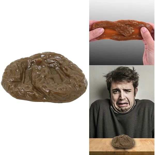 Excremento de broma de 9 cm - 1 unidad