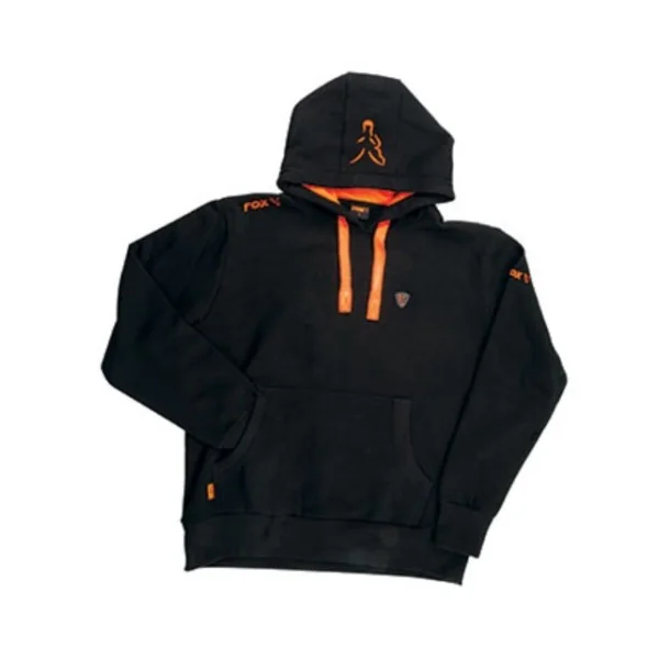 Fox black orange hoodie talla S