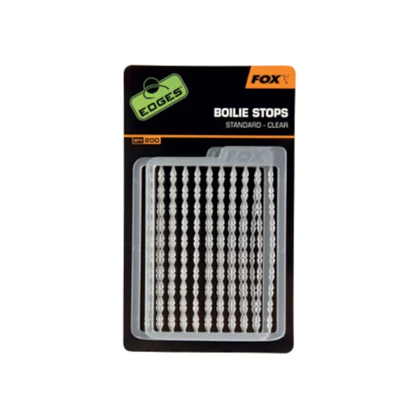 Fox Boilie Stops Clear 200pzs Standard