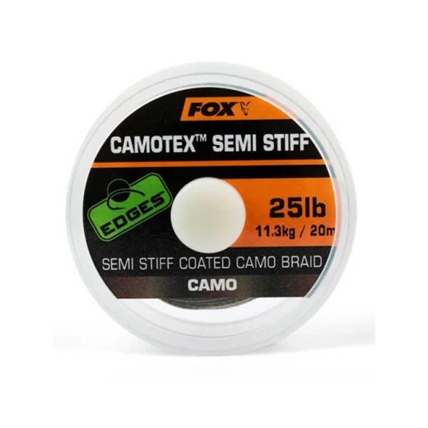 Fox camotex semi stiff camo 25lb 20m