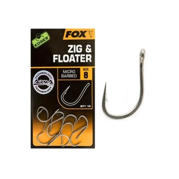 Fox edges anzuelo zig floater nº8 10unds