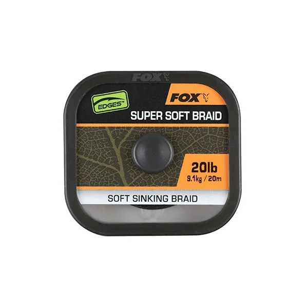 Fox Edges Naturals Soft Braid Hooklength 20lb (20m) - Imagen 3