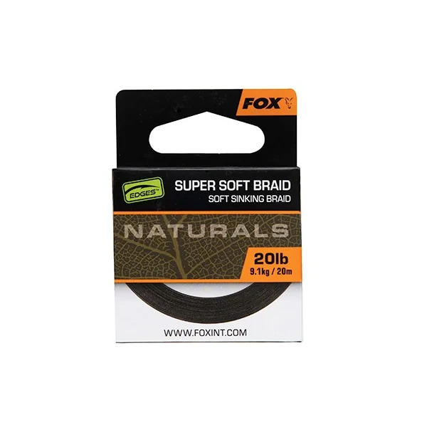 Fox Edges Naturals Soft Braid Hooklength 20lb (20m) - Imagen 4