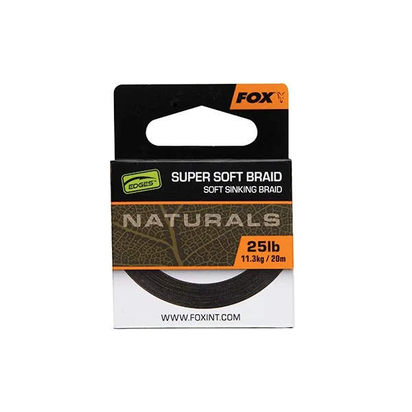 Fox Edges Naturals Soft Braid Hooklength 20lb (20m) - Imagen 10