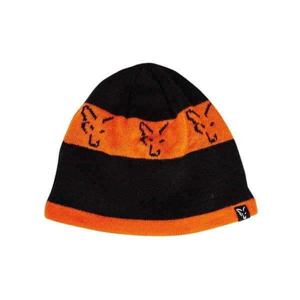 Fox gorro new black orange beanie - Imagen 2