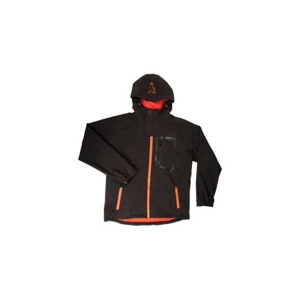 Fox Softshell Hoody Black/Orange talla XXXL