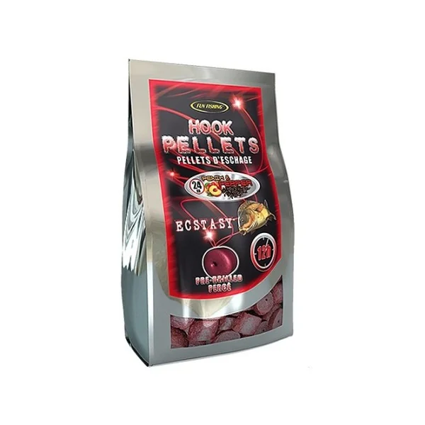 Fun fishing hook pellets peach pepper 24mm 800gr