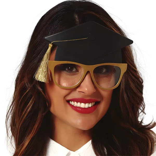 Gafas con birrete de graduado