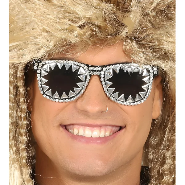 Gafas rockeras plateadas