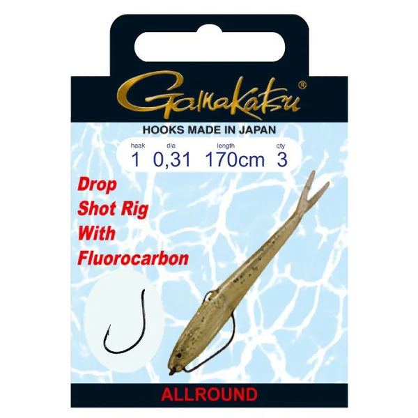 Gamakatsu Dropshot Rig Worm 39 #4 (0,18mm)
