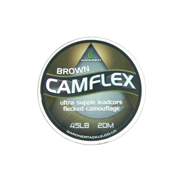 Gardner leadcore camflex brown 35lb 20m