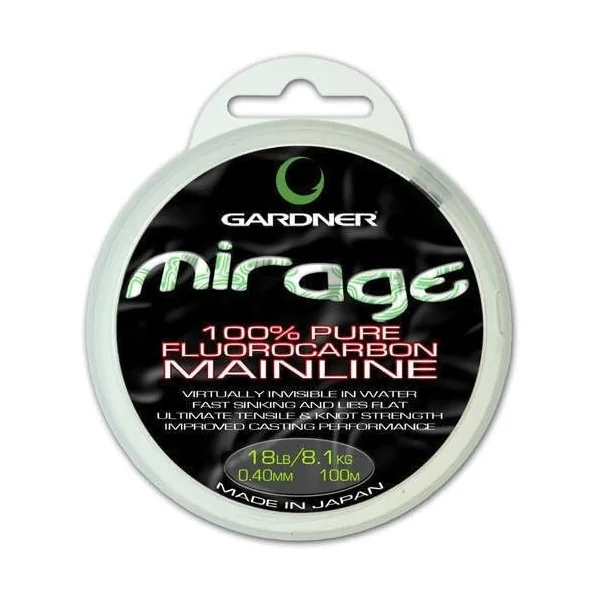 Gardner mirage fluorocarbon 20lb 0.44mm 100m