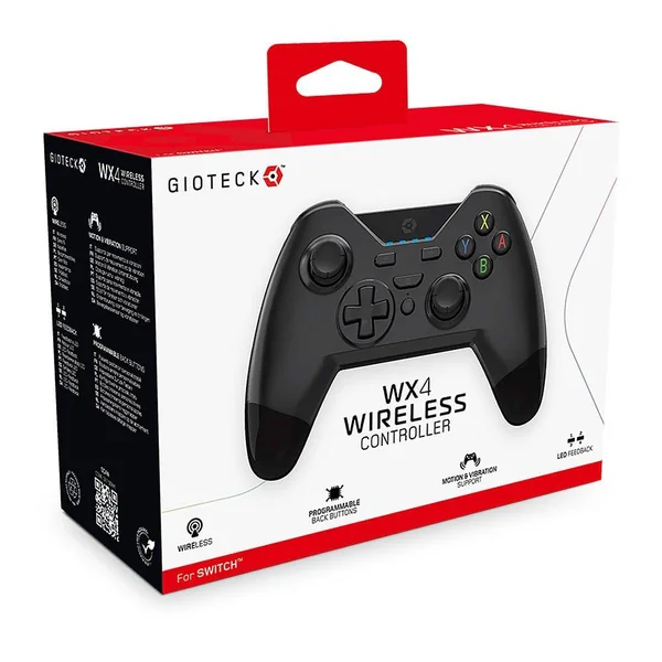 Gioteck WX-4 Wireless Premium Switch Black Controller - Imagen 4