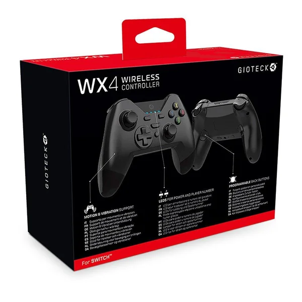 Gioteck WX-4 Wireless Premium Switch Black Controller - Imagen 5