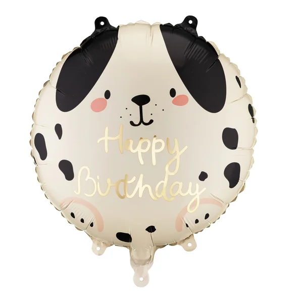 Globo de Perro Happy Birthday de 35 cm