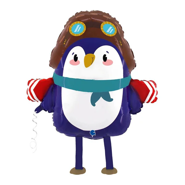 Globo de Pingüino aviador de 69 cm - Grabo