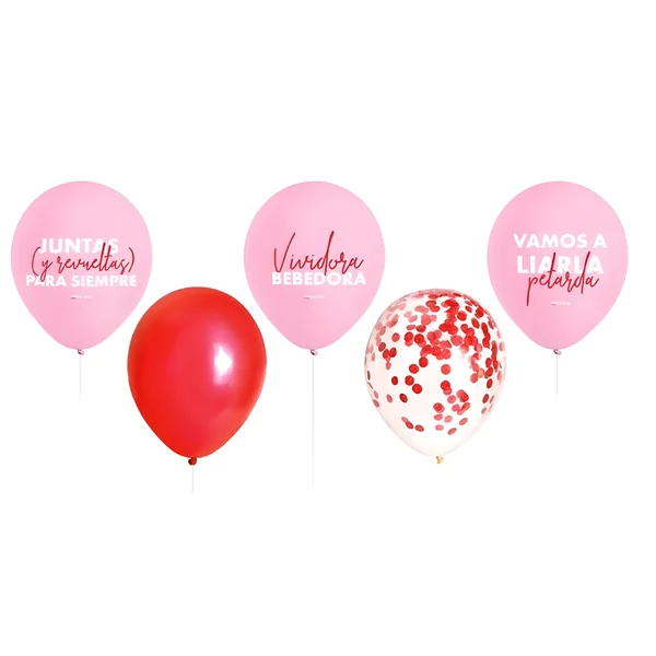 Globos de látex para despedida de soltera True Love de 30 cm - 10 unidades
