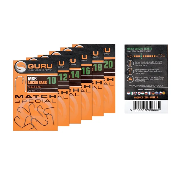 Guru Match Special Barbed Hook size 20 - Imagen 7