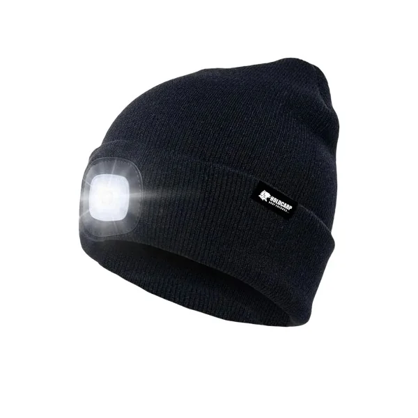 Holdcarp LED Light Beanie Black - Imagen 4