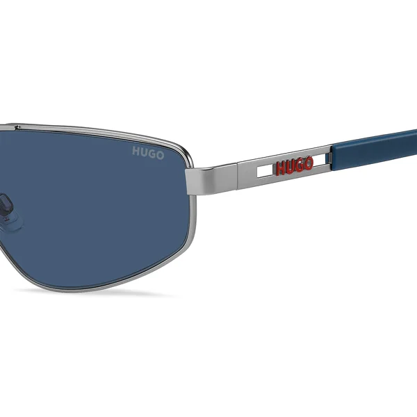 Hugo Men's Rectangular Sun Round Sunglasses - Imagen 4