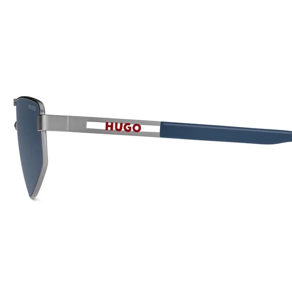 Hugo Men's Rectangular Sun Round Sunglasses - Imagen 5