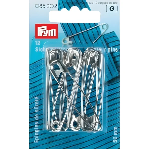 Imperdibles de 5 cm - Prym - 12 unidades