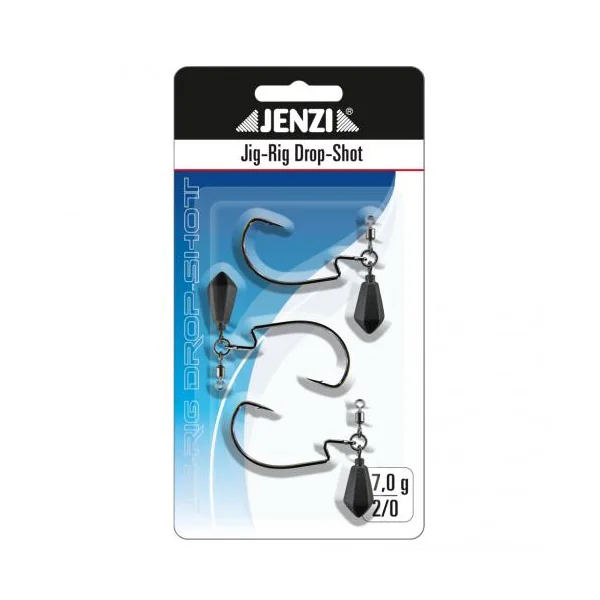 Jenzi Jig Rig Anzuelos Drop Shot 7gr #3/0 3pcs
