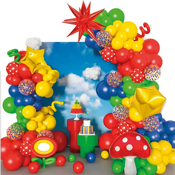 Kit de globos de videojuego clasico - 100 unidades