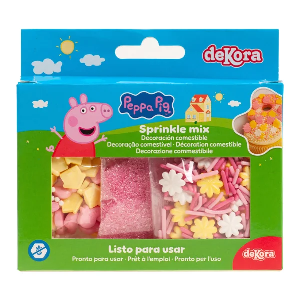 Kit de sprinkles de Peppa Pig de 70 gr - Dekora