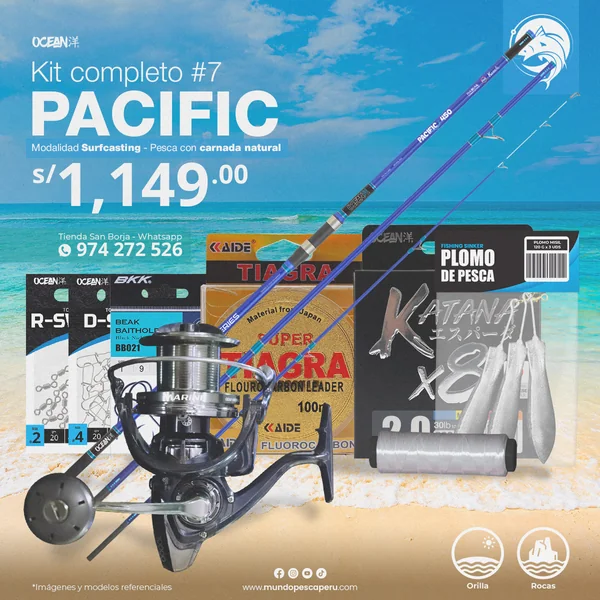Kit de Surfcasting 07 / Pacific