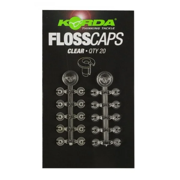 Korda floss caps transparente 20unds