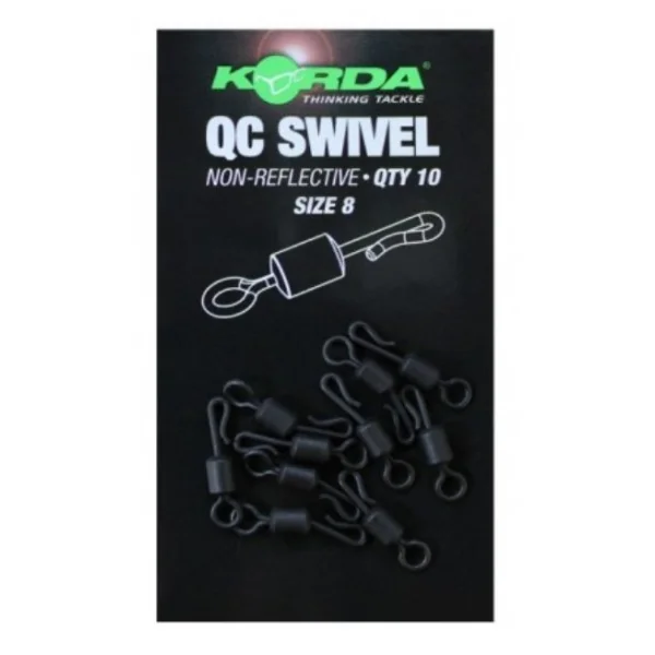Korda kwik change swivel nº8 10unds