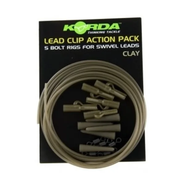 Korda lead clip action pack clay