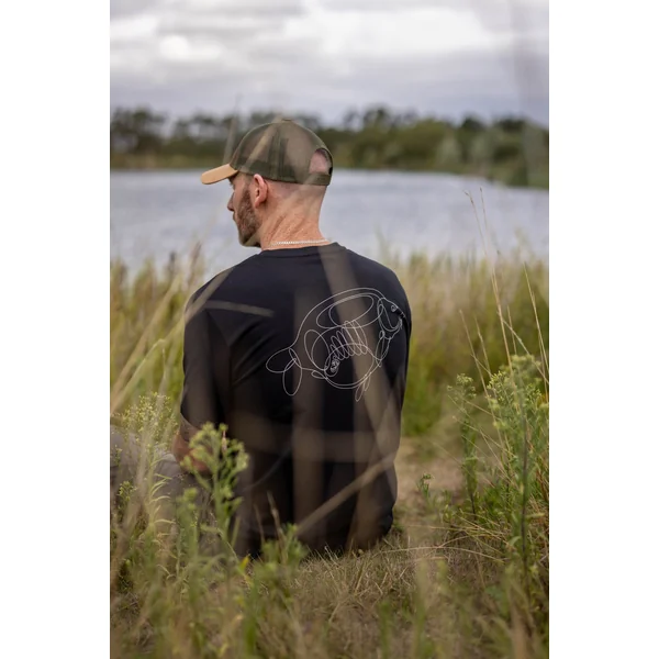 Korda One Liner Tee Camiseta negra M