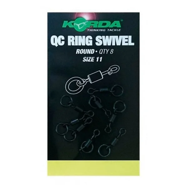 Korda QC swivel loop fiting con anilla 8unds