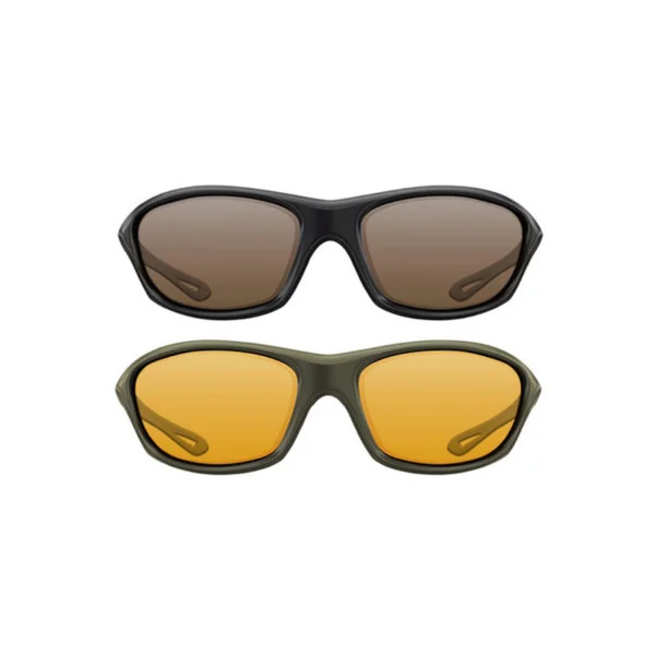 Korda Wraps Gafas de Sol Gloss Black / Brown Lens