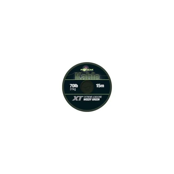 Korda XT kable extreme leadcore verde 70lb 15m
