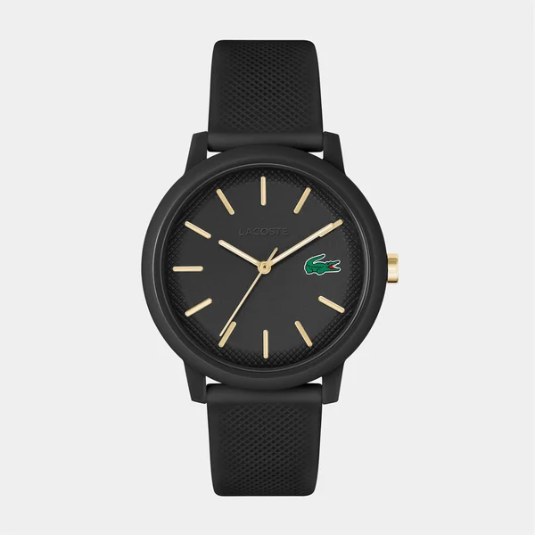 Lacoste Lacoste.12.12 Men’s Black Silicone Strap Watch