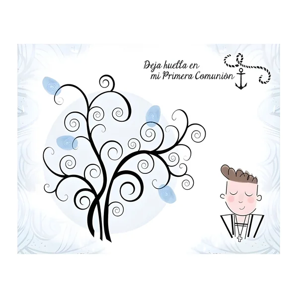 Lienzo de árbol para comuniones - Imagen 2