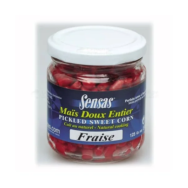 MAIZ DULCE ENTERO FRESA 212ML. SENSAS