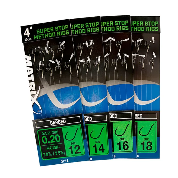 Matrix 4" Super Stop Method Rigs X8 Tamaño 16