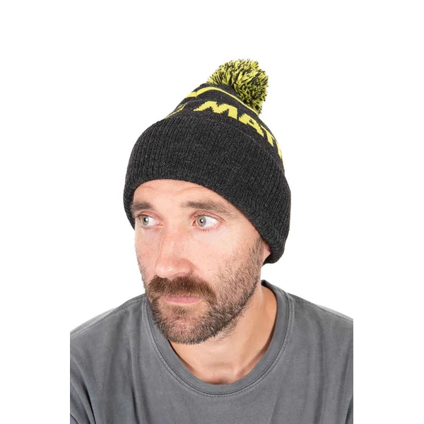 Matrix Gorro con Pompón en Lima y Gris - Imagen 6