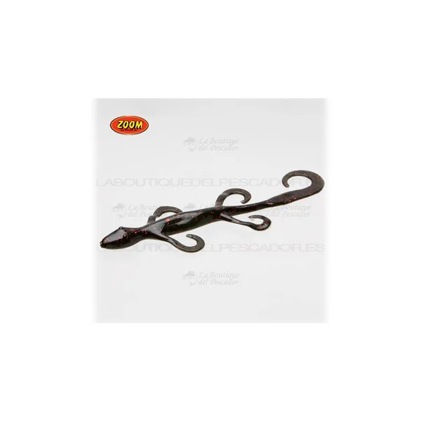 MINI LIZARD 4 BLACK RED GLITTER ZOOM
