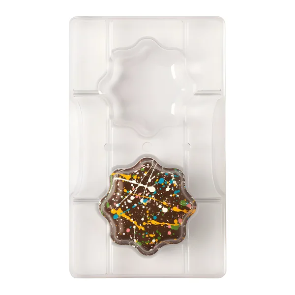 Molde de flor grande con base - Decora - 2 cavidades