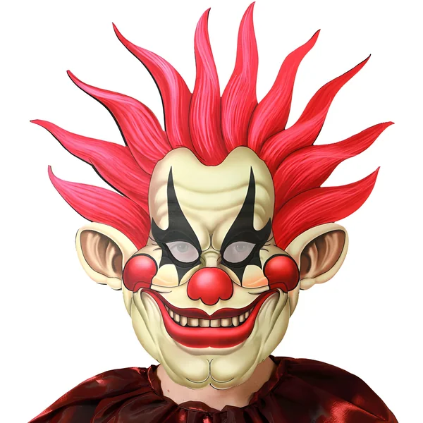 Máscara de payaso maligno