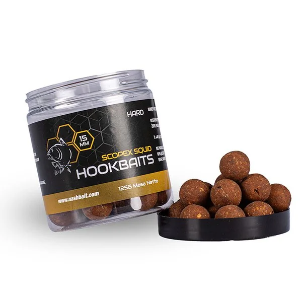 Nash Scopex Squid Hard Hookbaits 15 mm 125 g