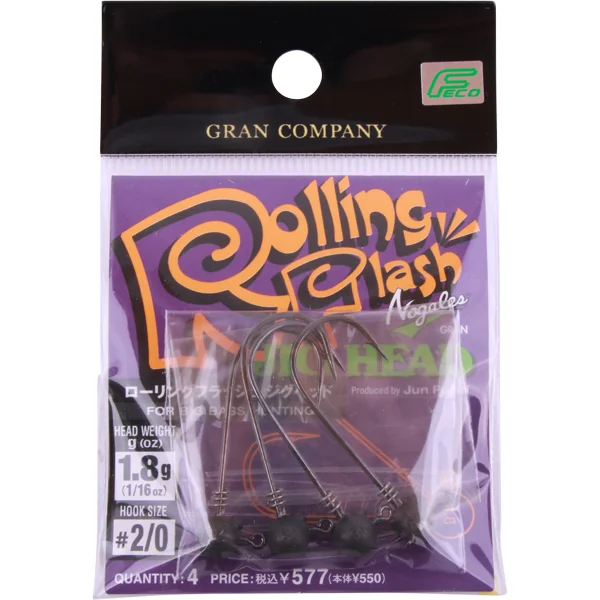 Nogales Rolling Flash Jig Head - #4/0, 1/16 oz (1,8 g)