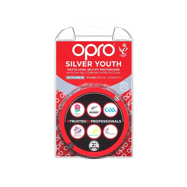 Opro Silver Mouth Guard Juniors - Imagen 2