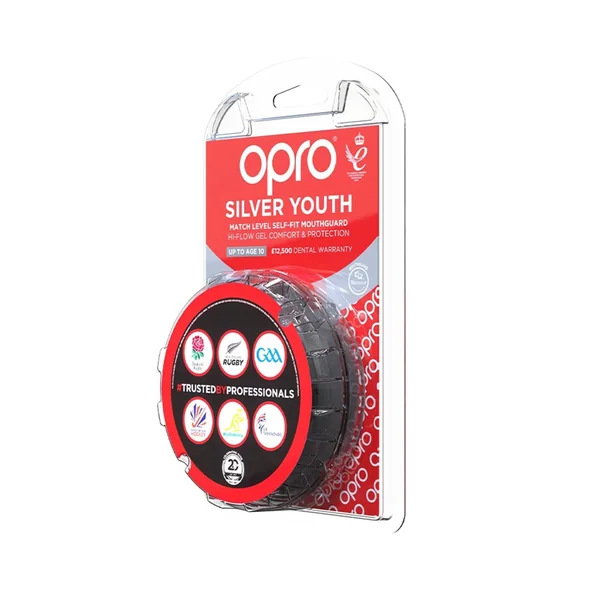 Opro Silver Mouth Guard Juniors - Imagen 3